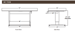 Accella Adjustable Workstation/Table