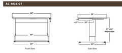 Accella Adjustable Workstation/Table