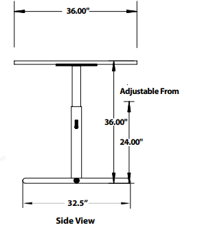 Adjustable Hand Therapy Table with Dual Comfort Recess